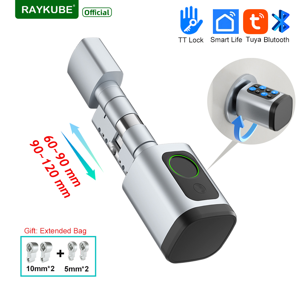 Letter Opener Brass - RAYKUBE V1 Adjustable TT Lock/ Tuya