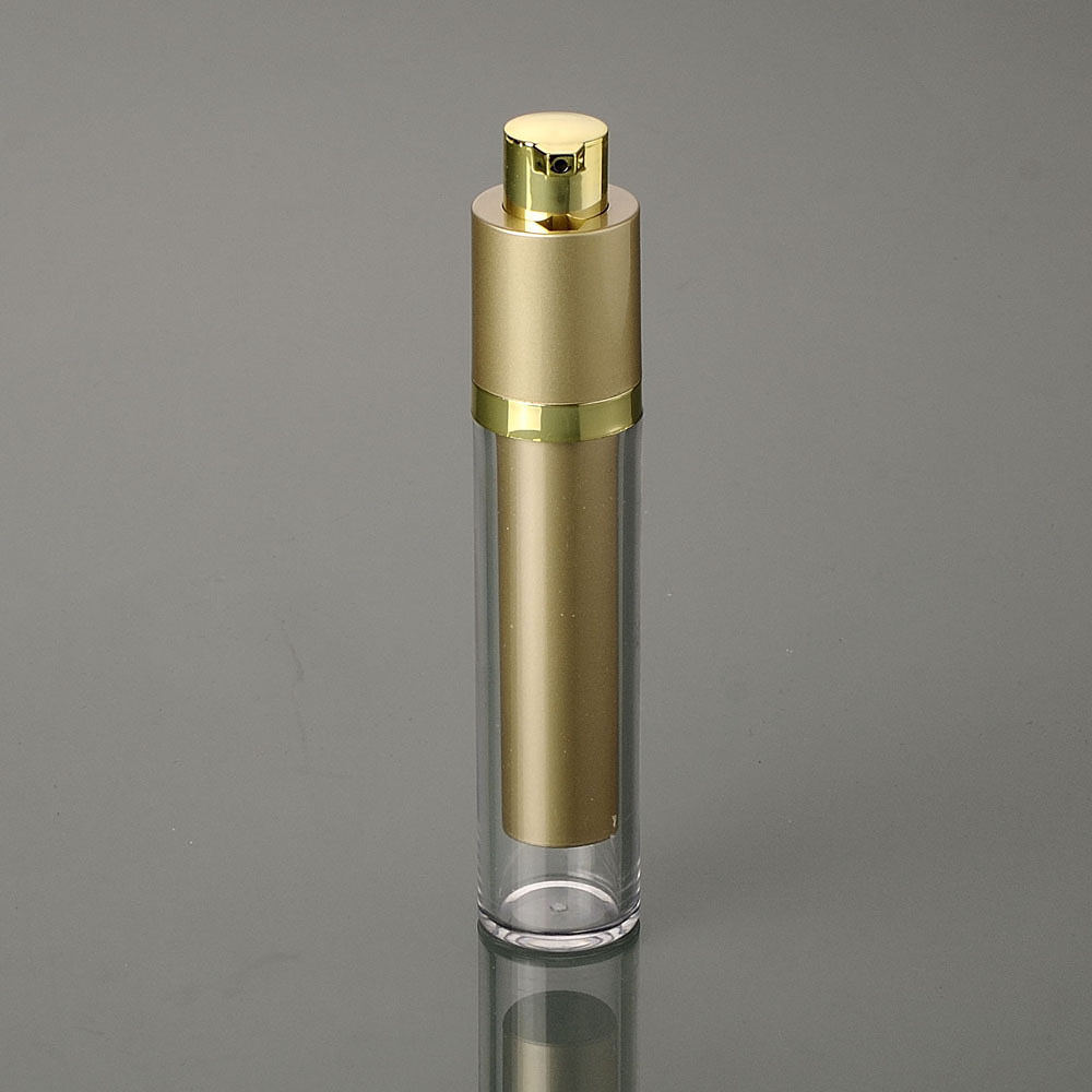 Gel Refill Pack - 15ML gold/pearl white acrylic plastic rotating