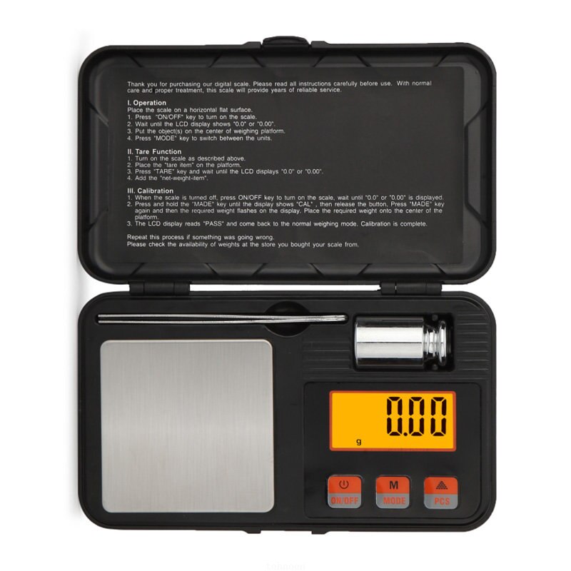 Digital Mini Scale 200g/0.01g  - Tape Dispenser Weighted recension och pris