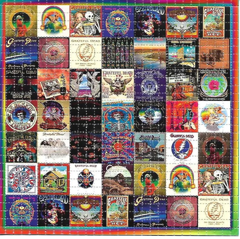 60s Album Psychedelic LSD/Acid - Ink Blotter Paper recension och pris
