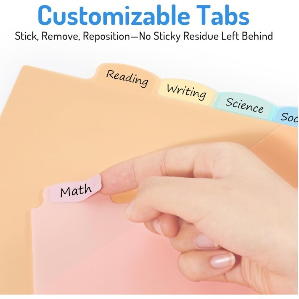 Clear Durable Binder Dividers  - Tab Divider A4 recension och pris