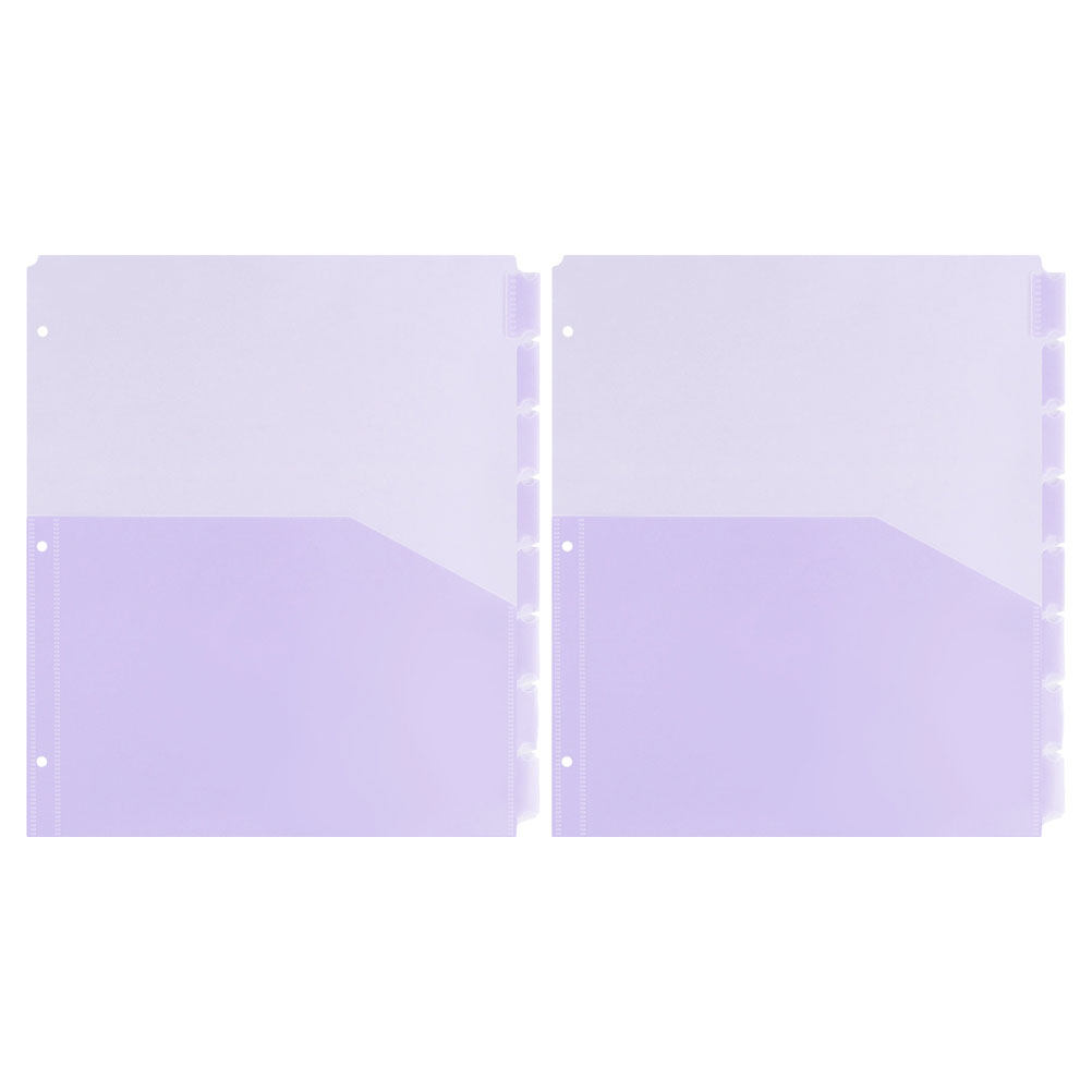 2Sets A4 PP Plastic Binder Div - Tab Divider A4 recension och pris