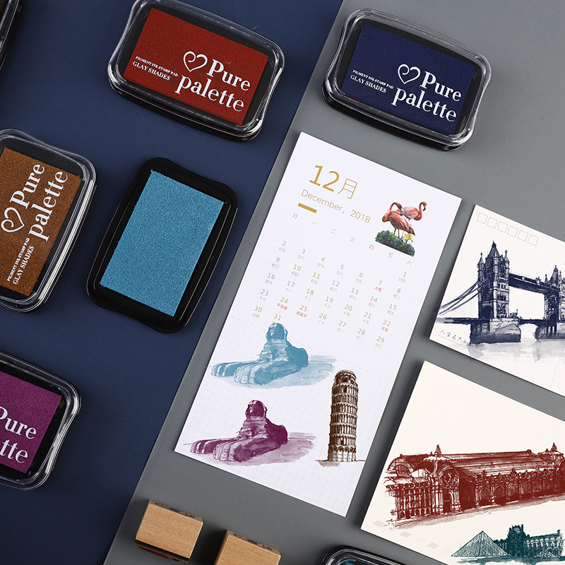 20 Colors Large Size Vintage I - Rubber Date Stamp recension och pris