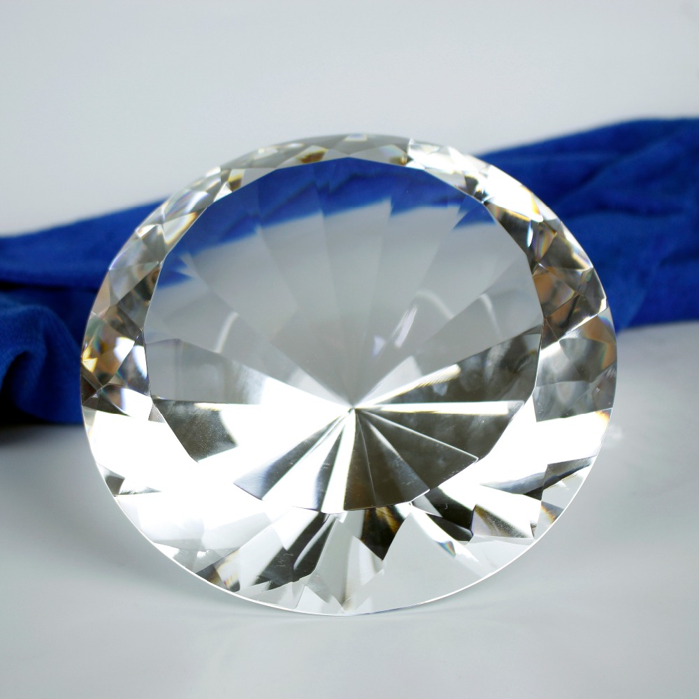 150mm Transparent Optical Crys - Paper Weight Crystal recension och pris