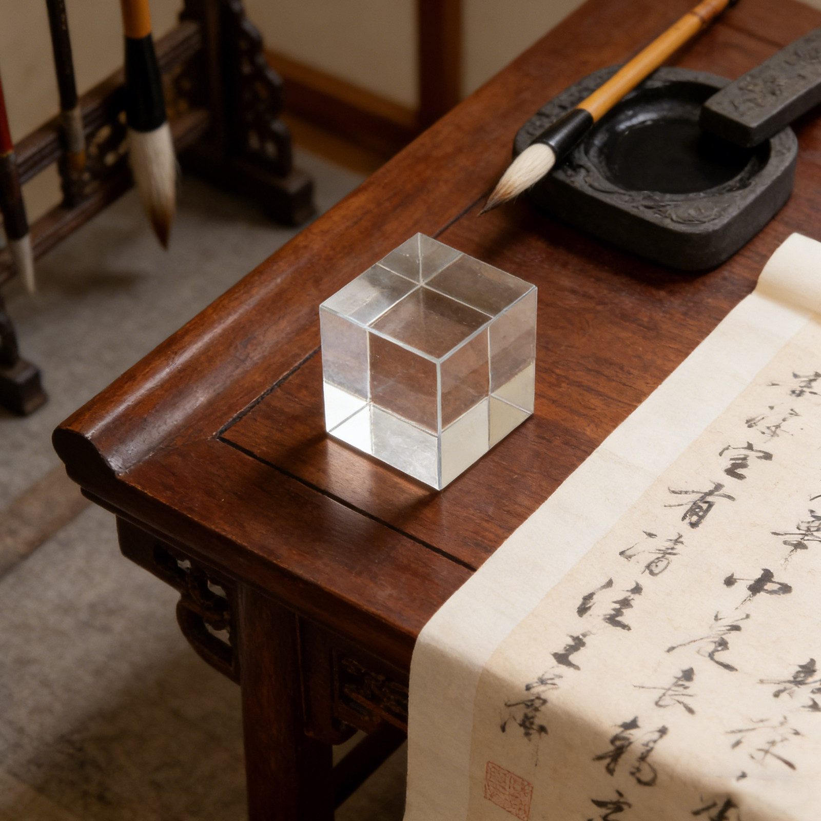Square Crystal Paperweight Cle - Book Weight Glass recension och pris