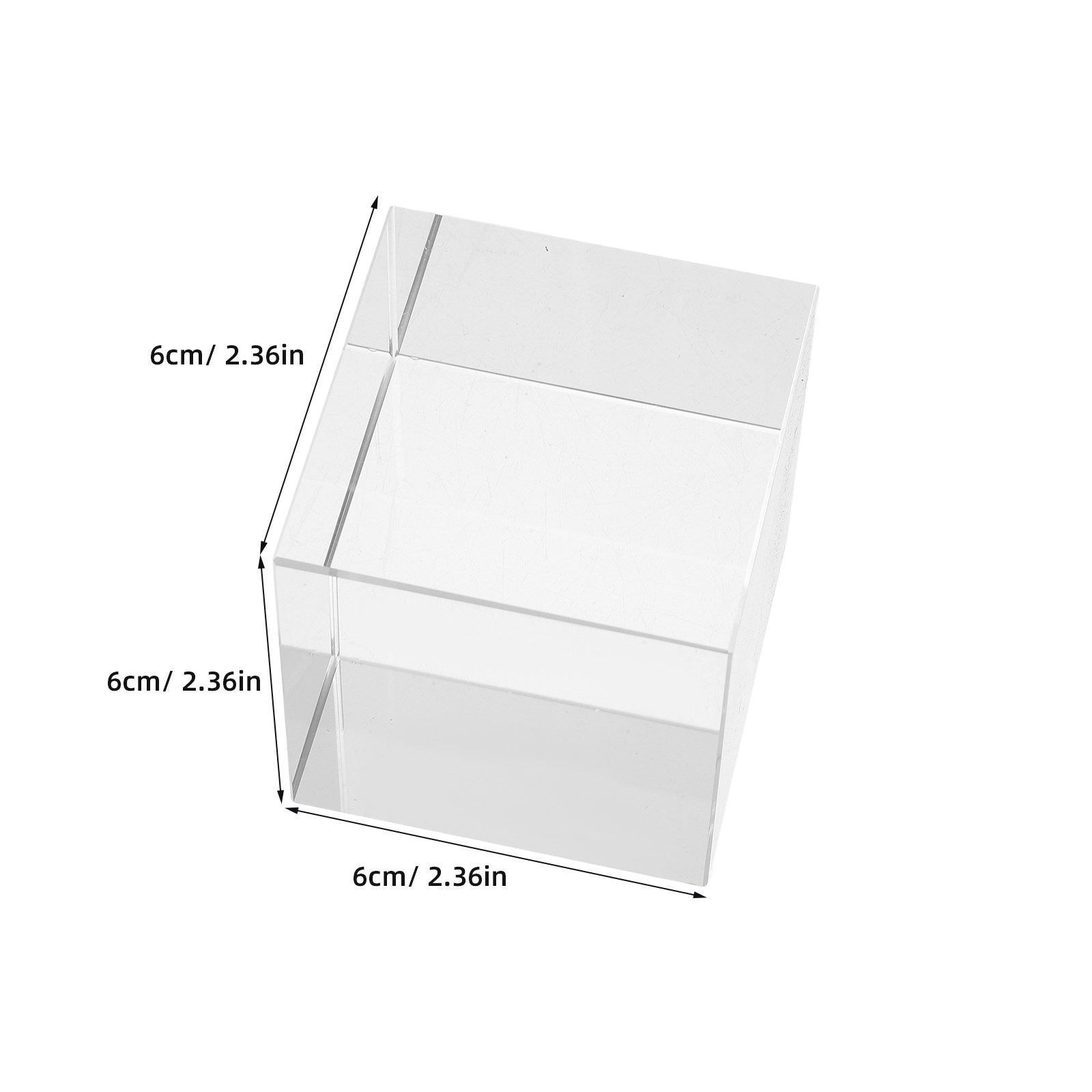 Square Crystal Paperweight Cle - Book Weight Glass recension och pris