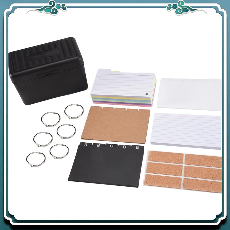 Index Card Holder Set,Index Bo - Card Index Box recension och pris