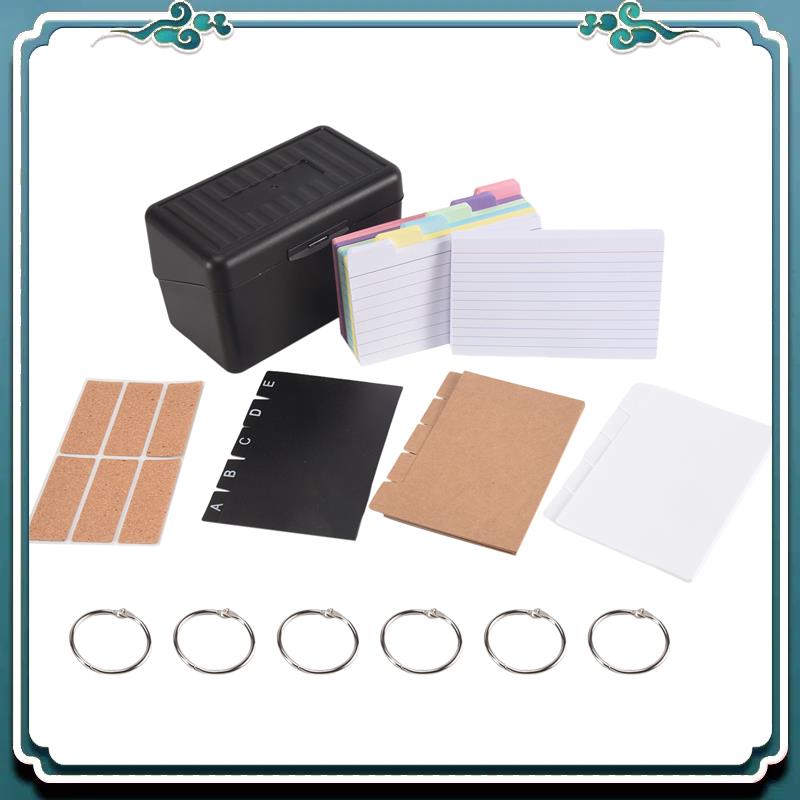 Index Card Holder Set,Index Bo - Card Index Box recension och pris
