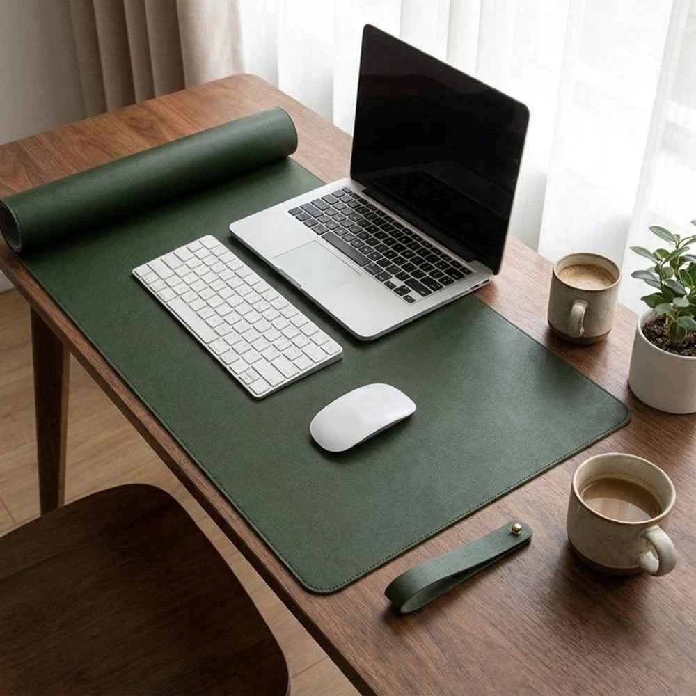 PU Leather Double Side Desk Ma - Leather Desk Pad recension och pris