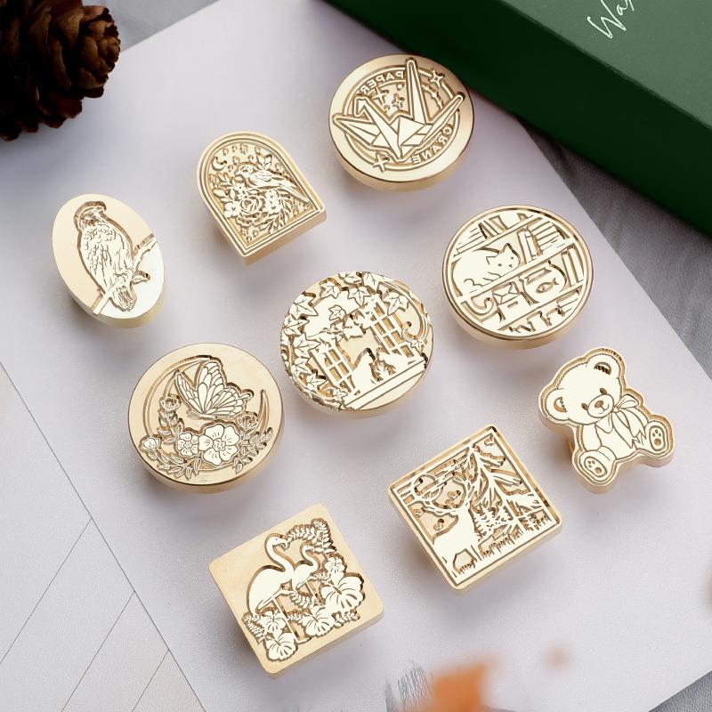 Animal Botanical Wax Seal Stam - Wax Seal Stamp Set recension och pris