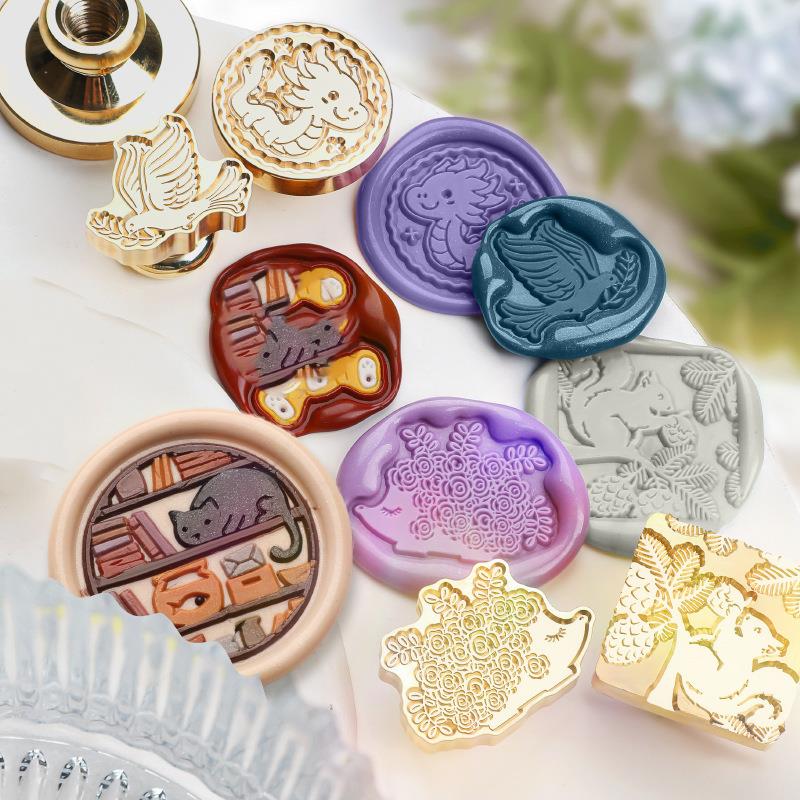 Animal Botanical Wax Seal Stam - Wax Seal Stamp Set recension och pris
