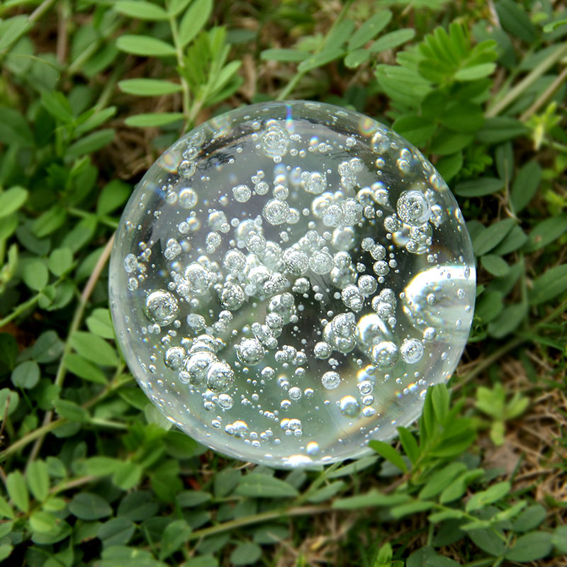 40/60/80MM Clear Bubble Crysta - Paper Weight Crystal recension och pris