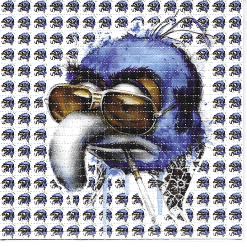 Blue Bird Anime LSD Acid Free  - Ink Blotter Paper recension och pris
