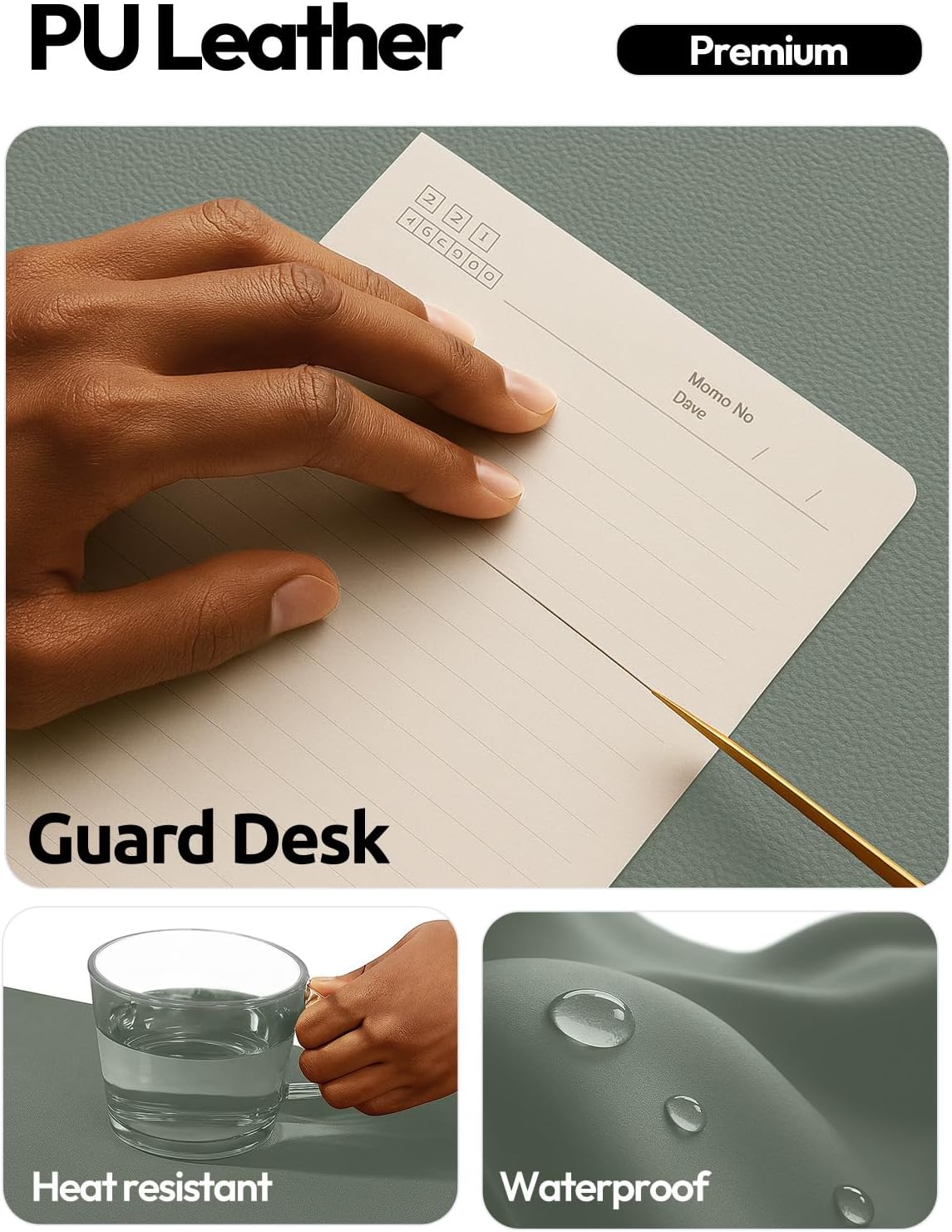 Leather Desk Pad Protector, La - Leather Desk Pad recension och pris