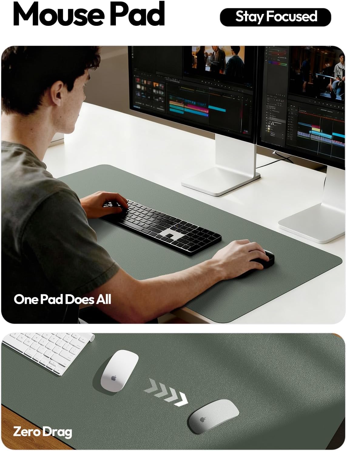 Leather Desk Pad Protector, La - Leather Desk Pad recension och pris
