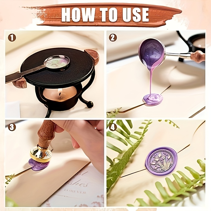 21pc wax stamp set with variou - Wax Seal Stamp Set recension och pris