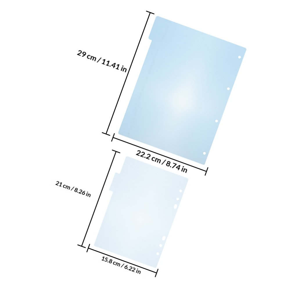 1Set Pastel Binder Dividers Pl - Tab Divider A4 recension och pris