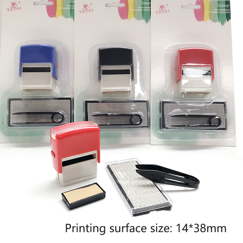 Rubber Stamp Kit DIY Custom Pe - Rubber Date Stamp recension och pris