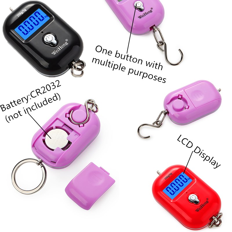 25kg/5g Mini Hook Scale Digita - Tape Dispenser Weighted recension och pris