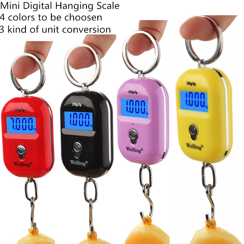 25kg/5g Mini Hook Scale Digita - Tape Dispenser Weighted recension och pris