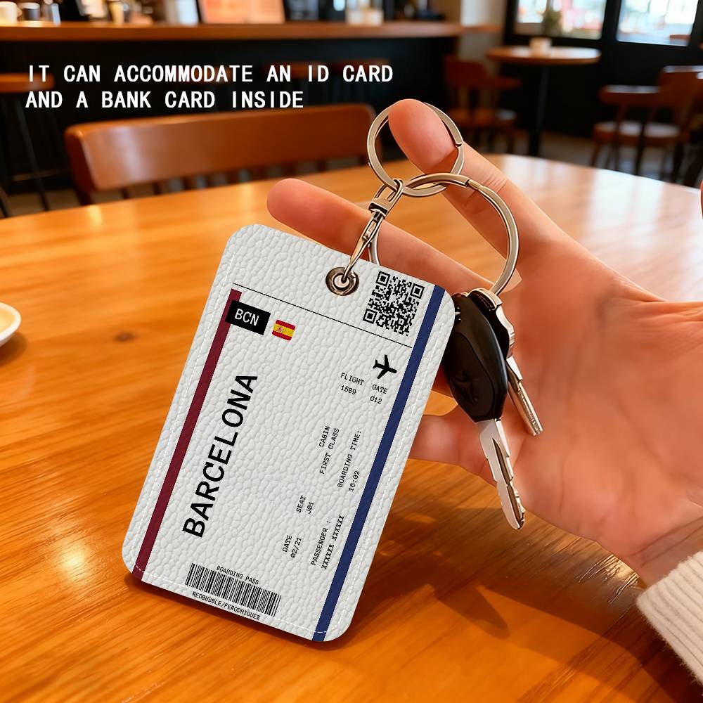 Boarding Pass Plane Ticket Lea - Card Index Box recension och pris