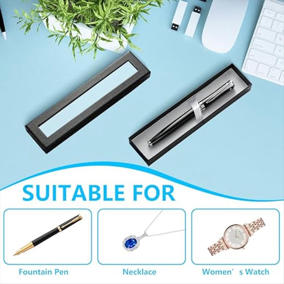REST 10Pcs Empty Pen Gift Box  - Pen Rest Single recension och pris