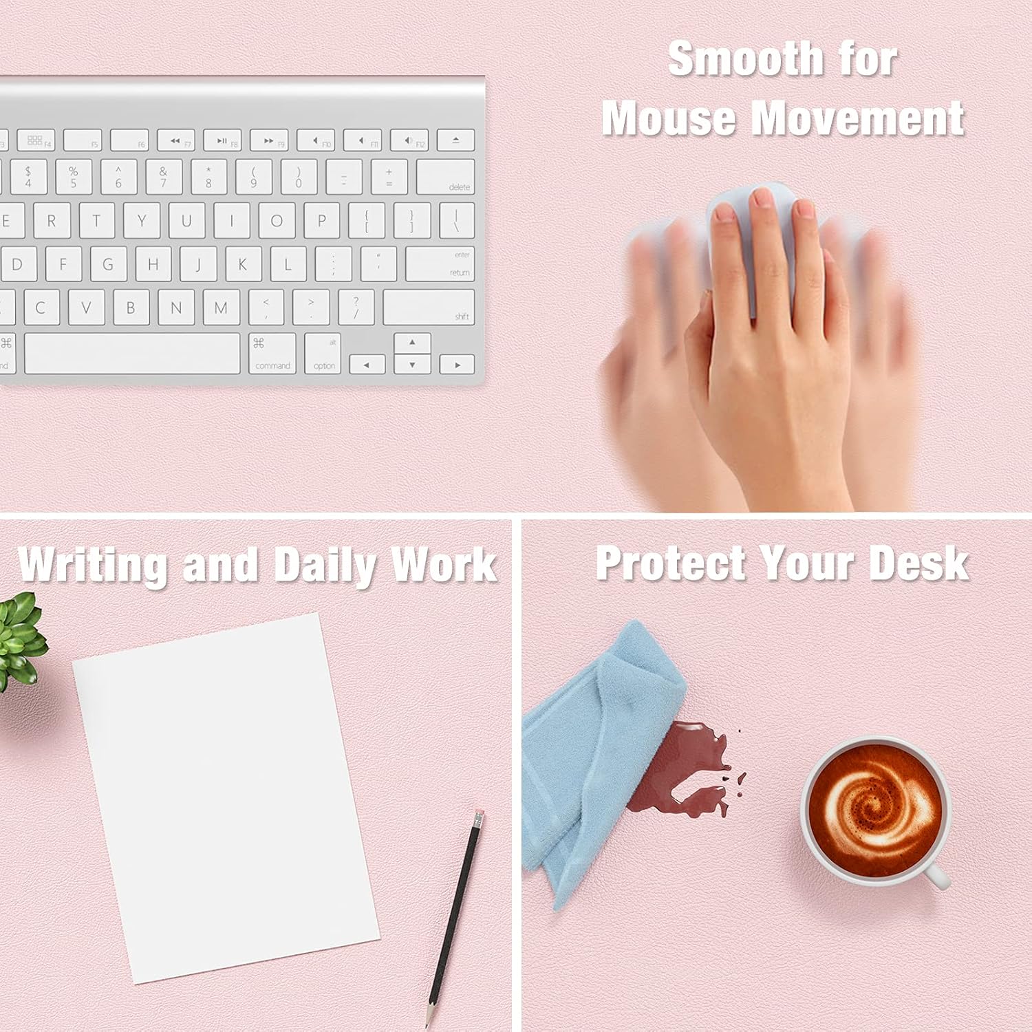 30x14 Inch PU Leather Desk Pad - Leather Desk Pad recension och pris