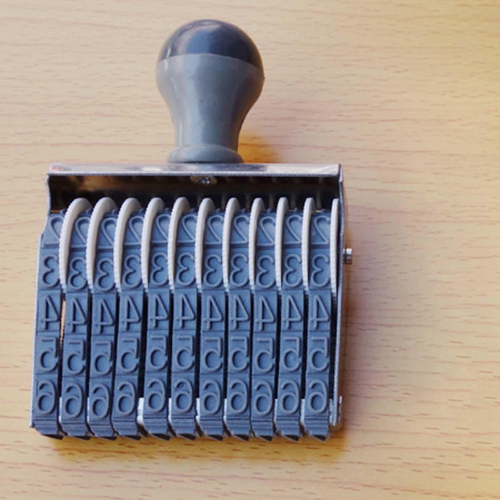 Rubber Number Stamp Roller Sta - Rubber Date Stamp recension och pris
