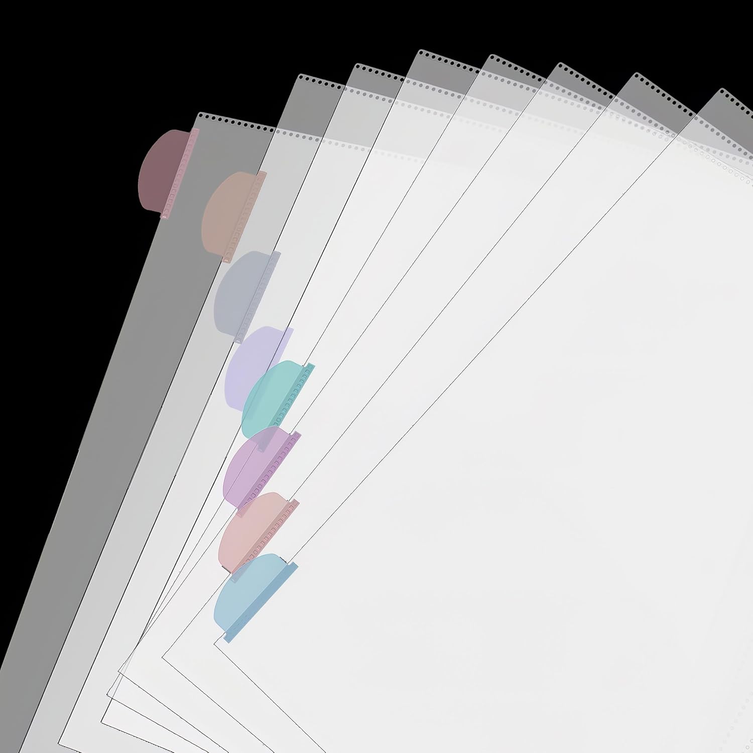 A4 Clear Sheet Protectors with - Tab Divider A4 recension och pris