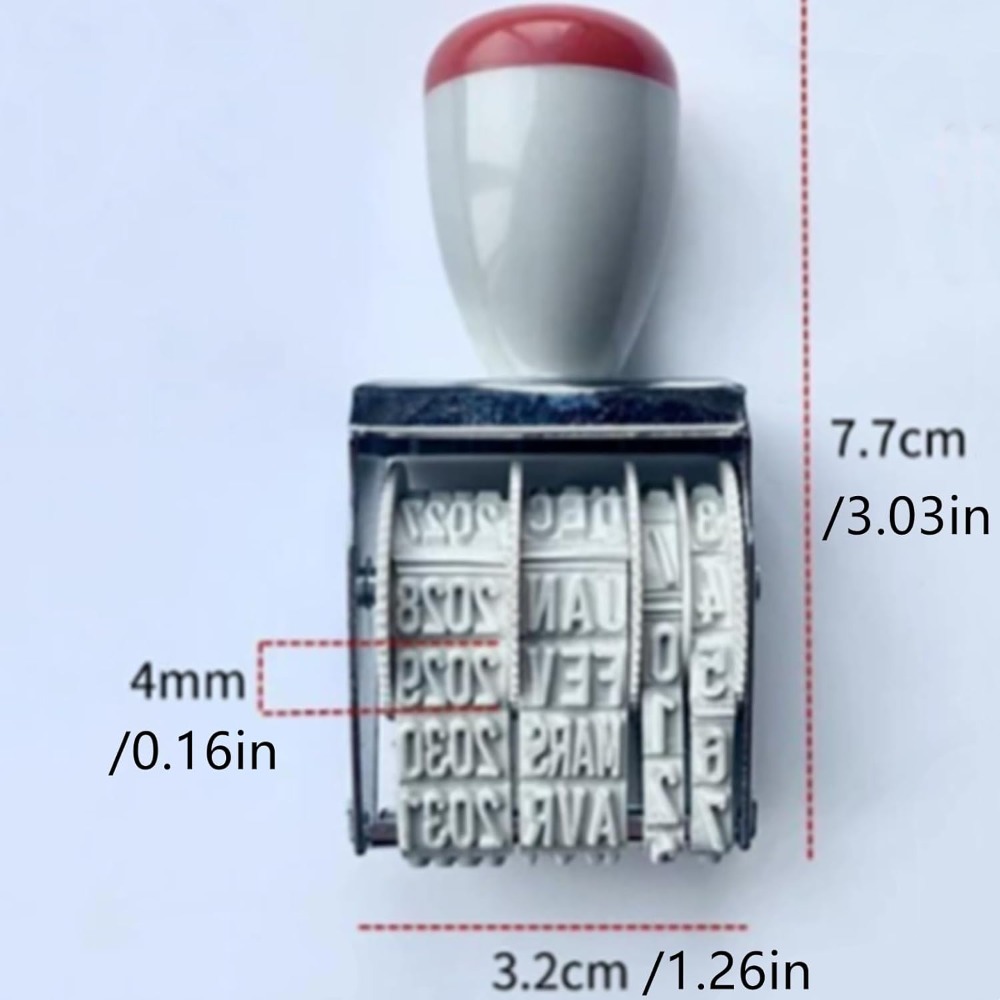 DIY Rotating Date & Number Rol - Rubber Date Stamp recension och pris