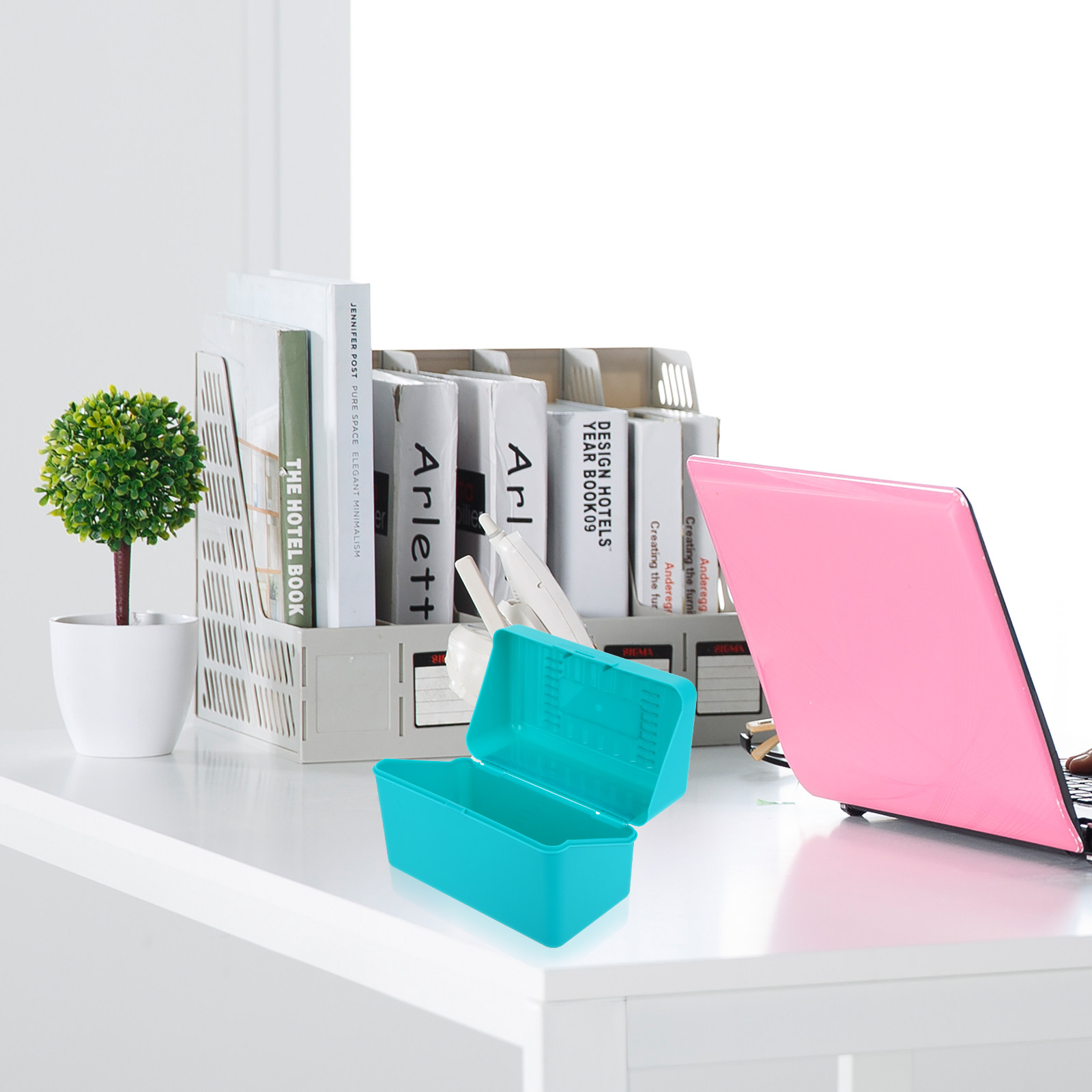 4Pcs Index Card Desktop Storag - Index Card Holder recension och pris
