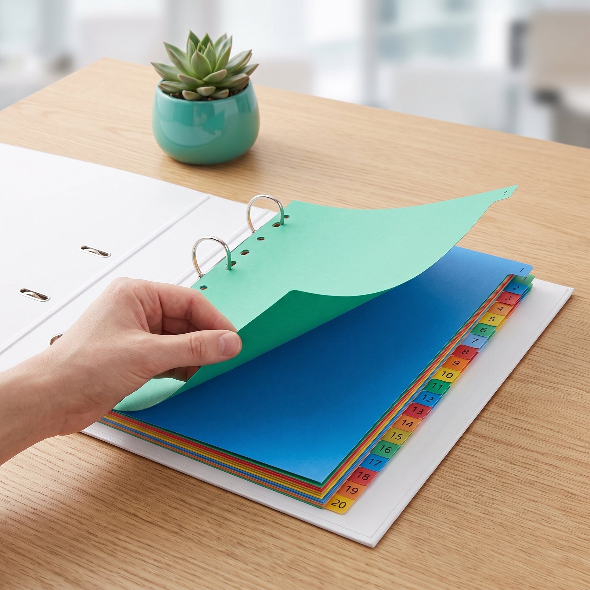 20 Pages A4 Size Color Coded P - Tab Divider A4 recension och pris