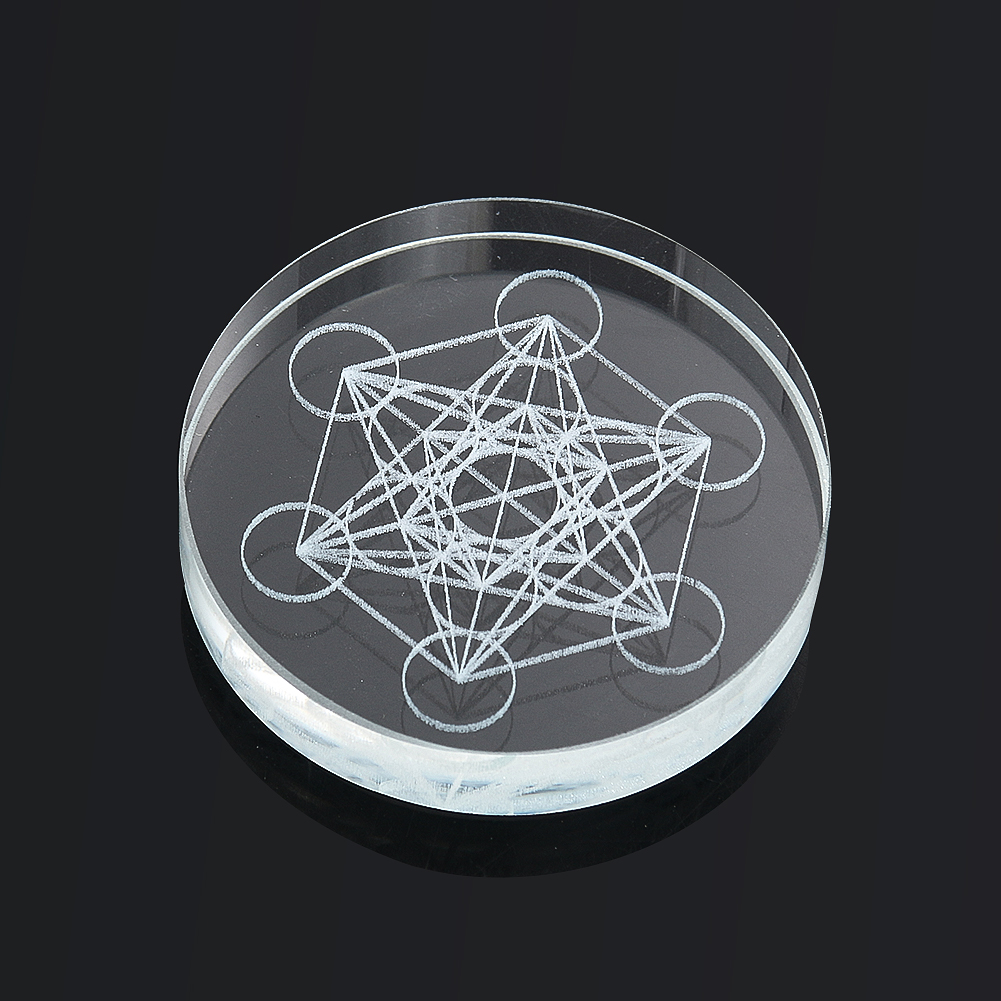 Metatron Cube Crystal Display  - Paper Weight Crystal recension och pris