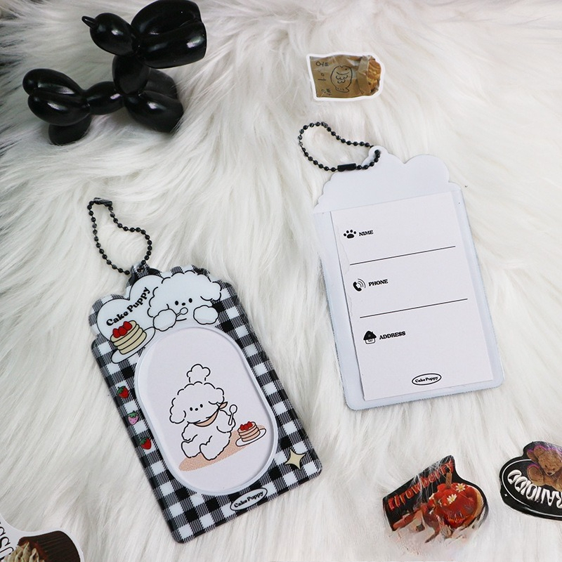 Cute 3 Inch Cartoon Dog Polaro - Index Card Holder recension och pris