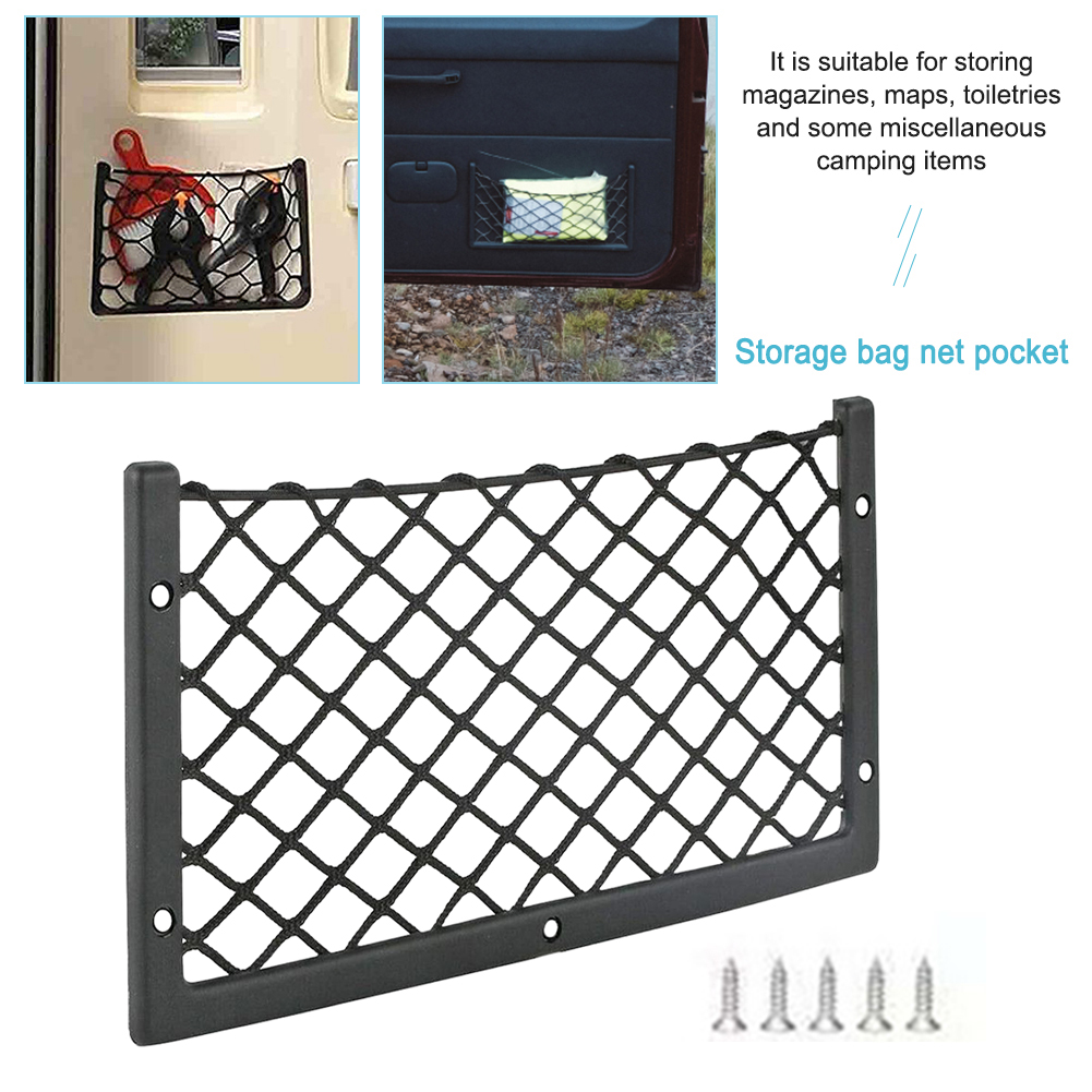 Car Seat Back Storage Net Elas - Magazine Holder Rack recension och pris