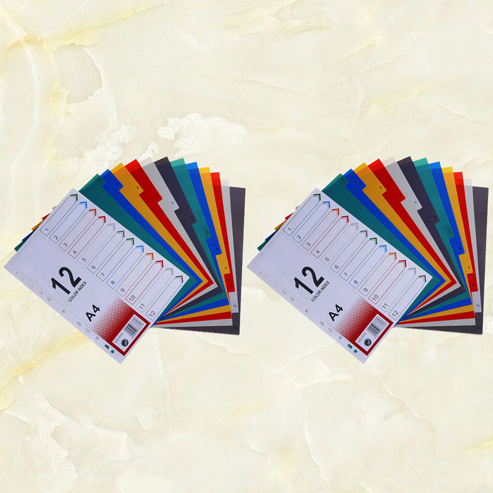 2Pcs A4 Index Page Dividers Ex - Tab Divider A4 recension och pris