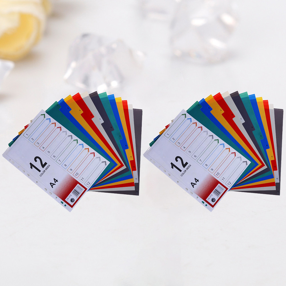 2Pcs A4 Index Page Dividers Ex - Tab Divider A4 recension och pris