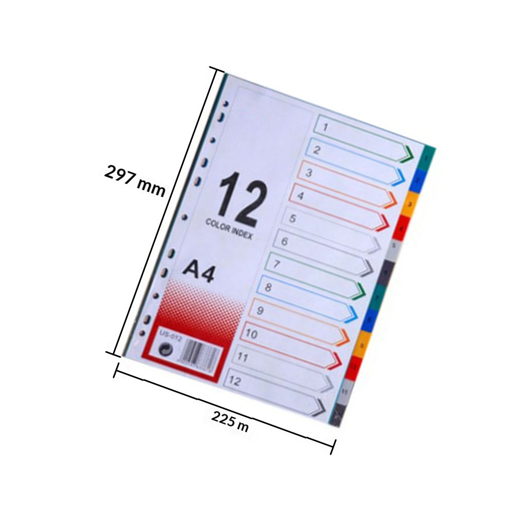 2Pcs A4 Index Page Dividers Ex - Tab Divider A4 recension och pris