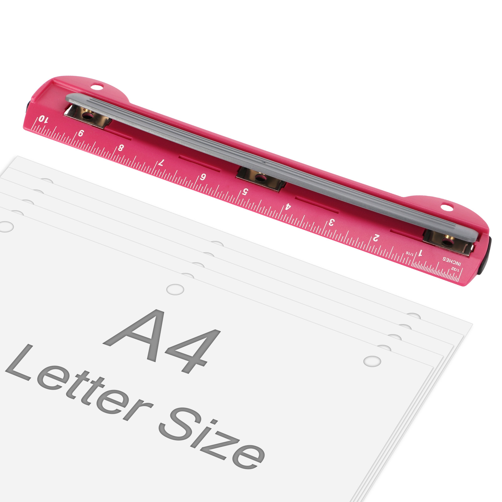 EAGLE 3-Hole Punch for A4/Lett - Binder A4 Lever recension och pris