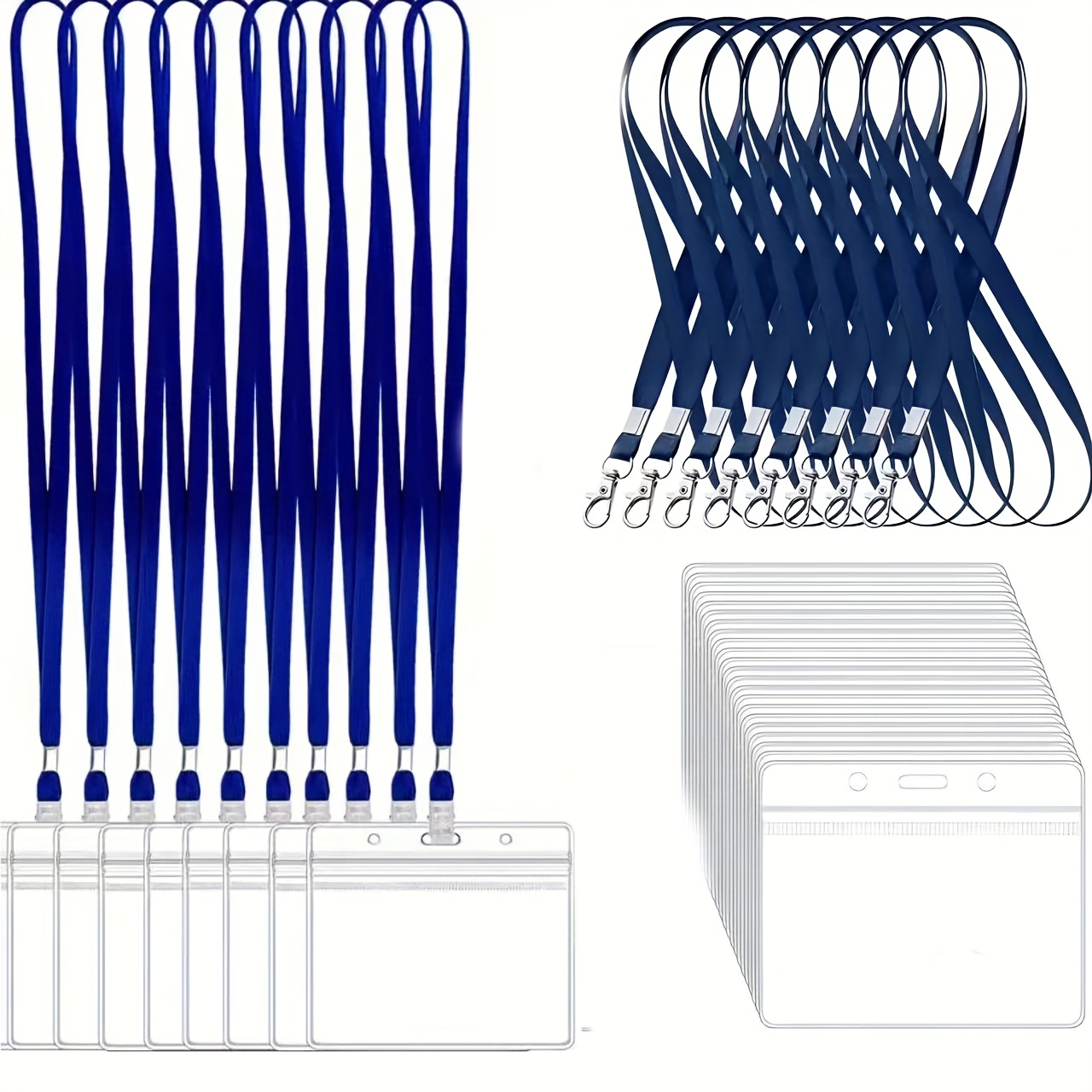 10 sets Transparent PVC ID Car - Index Card Holder recension och pris