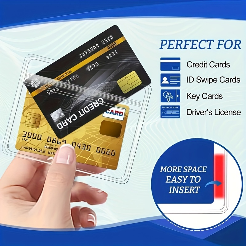 10 sets Transparent PVC ID Car - Index Card Holder recension och pris