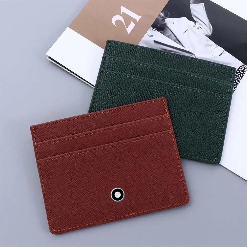 Minimalist Women Men Leather S - Index Card Holder recension och pris