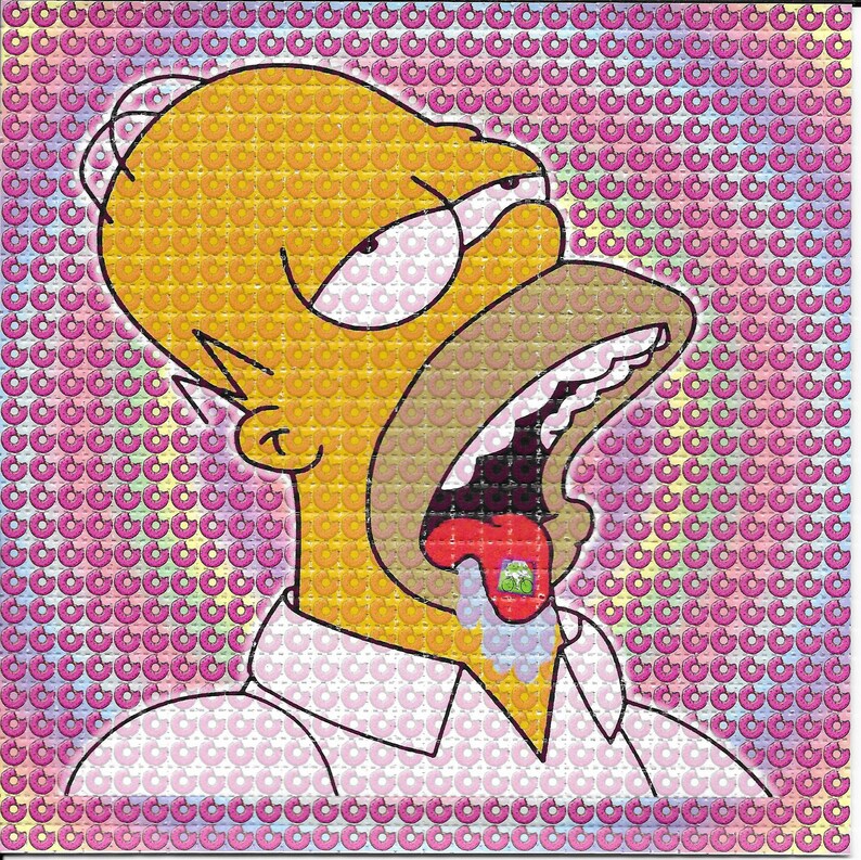 Doped Homer Psychedelic Acid F - Ink Blotter Paper recension och pris