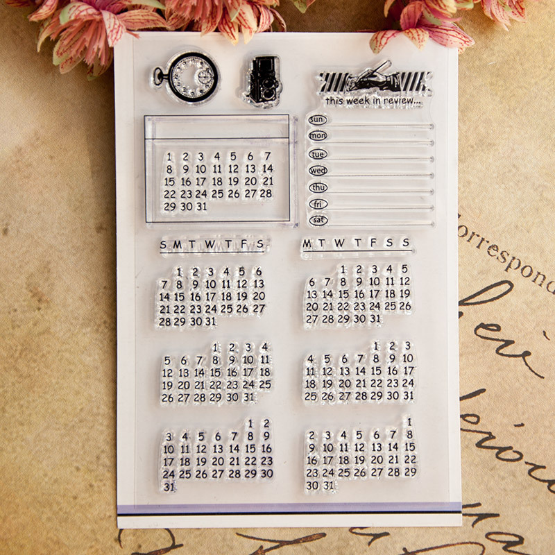 Date Week Month Number Symbol  - Rubber Date Stamp recension och pris