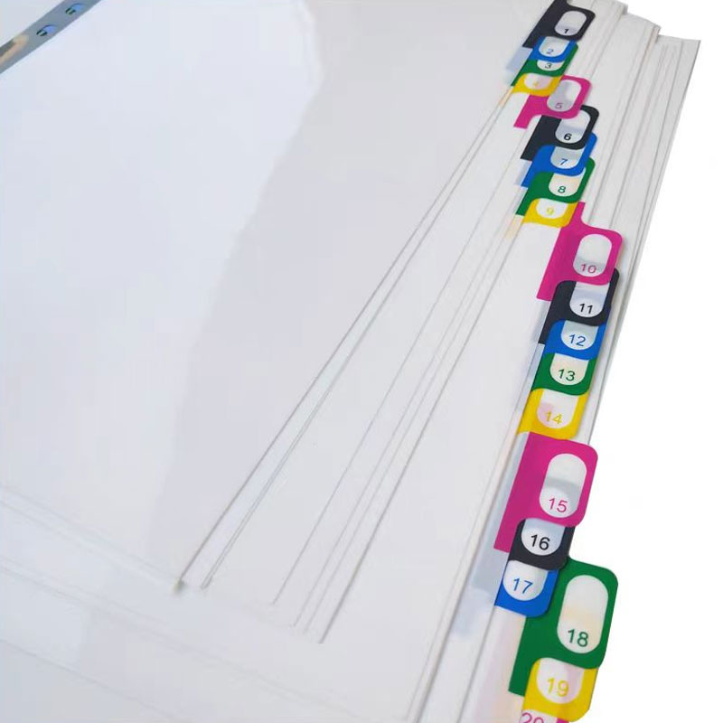 5/10/20Sheets/Lot A4 Divider I - Tab Divider A4 recension och pris