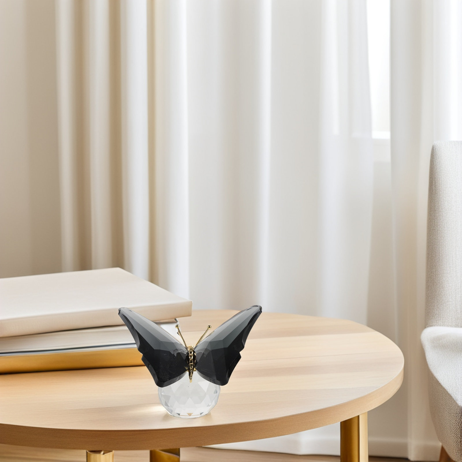 Clear Crystal Butterfly Paperw - Paper Weight Crystal recension och pris