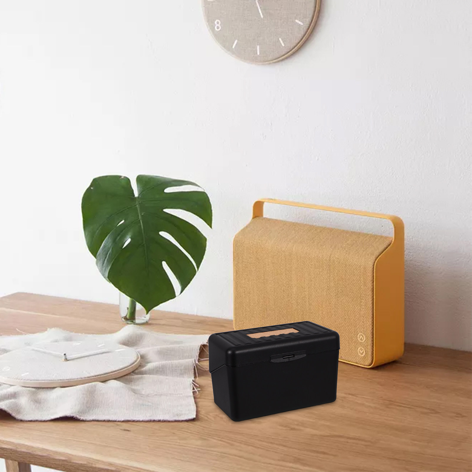 Premium Index Card Holder Box  - Card Index Box recension och pris