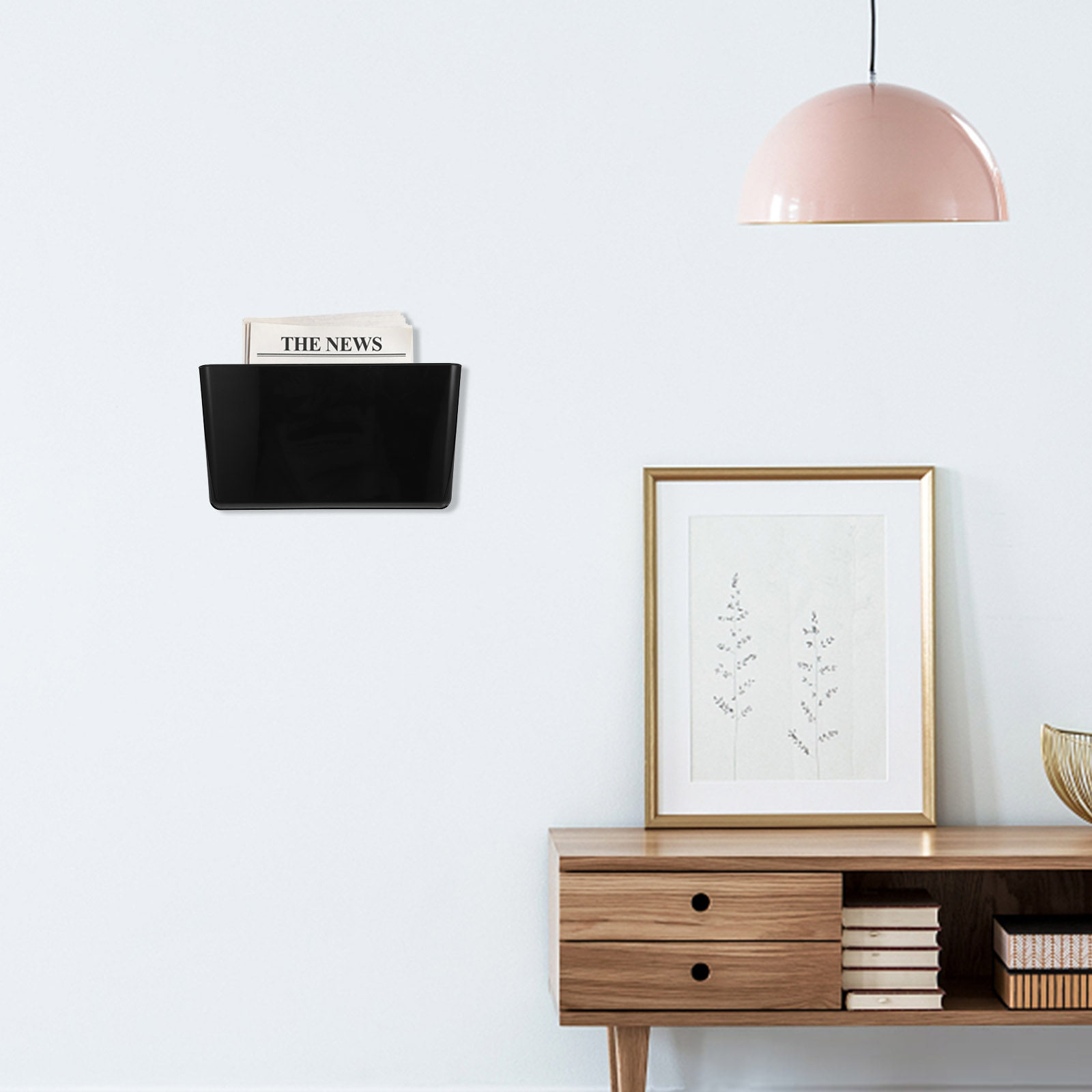 Wall Mount File Holder Single  - Magazine Holder Rack recension och pris