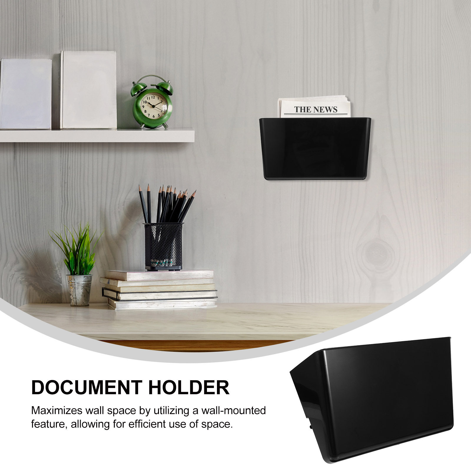 Wall Mount File Holder Single  - Magazine Holder Rack recension och pris