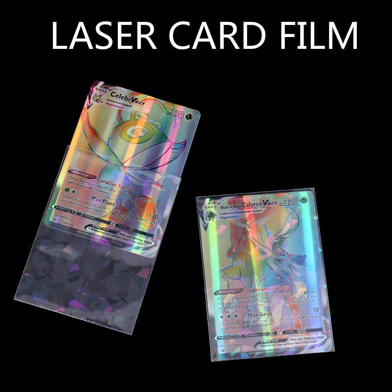50pcs Soft Trading Laser Card  - Card Index Box recension och pris